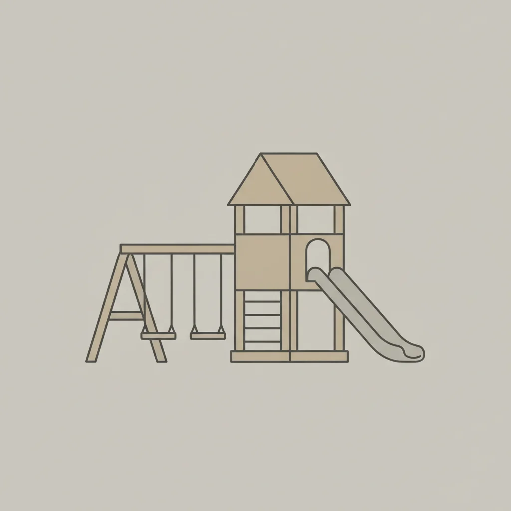 А10 - деревянная площадка, возраст 3-12 лет