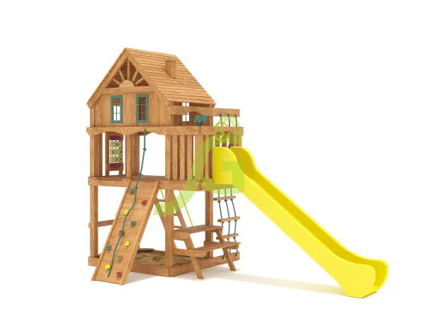 Общественная Шато Sun - деревянная площадка, возраст 3-14 лет